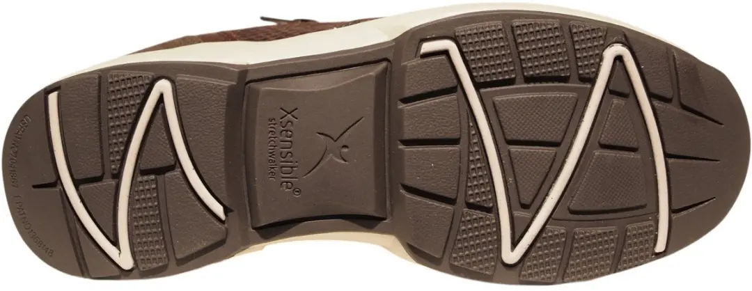 Xsensible Grenoble Dames Veterschoenen - Donkerbruin - Maat 42