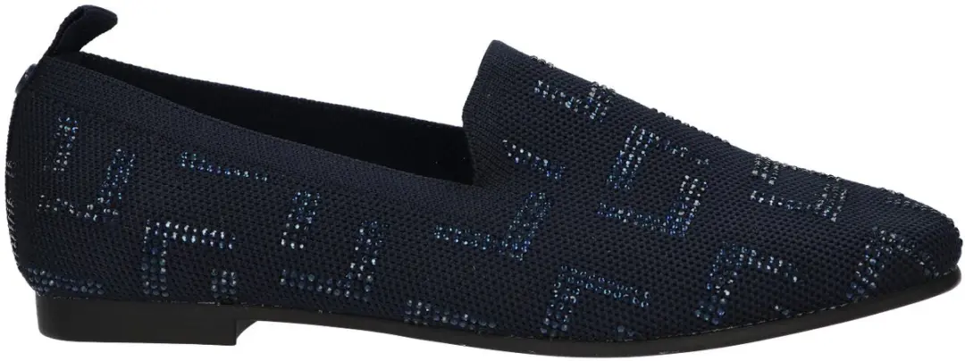La Strada Loafer Donkerblauw Knitted