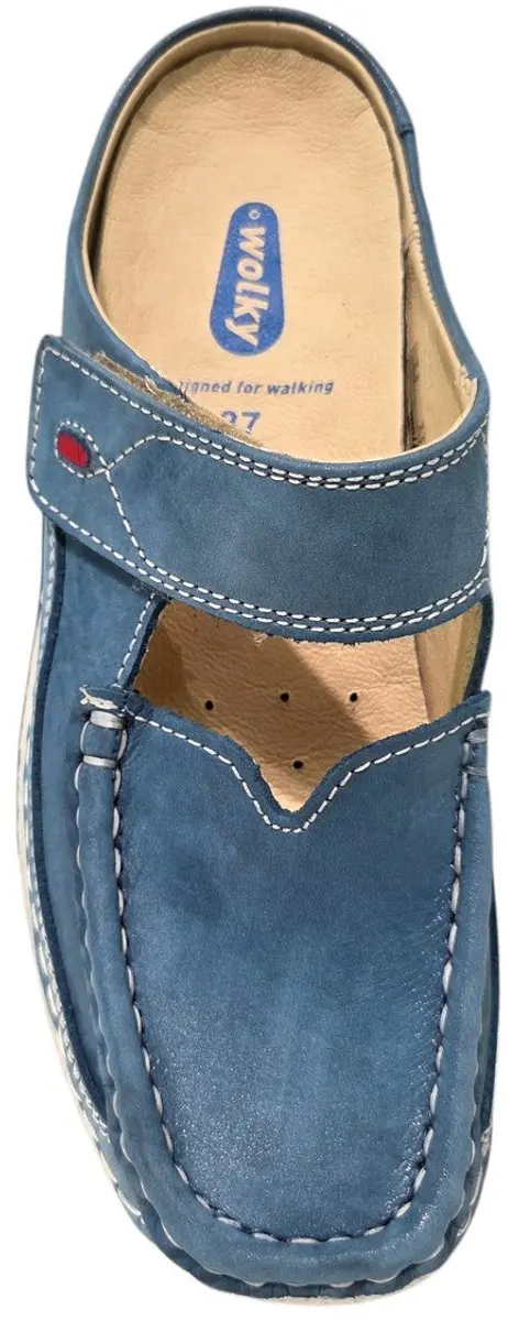 Wolky Dames Roll Slipper 06227 - Blauw - afbeelding 2 van 6