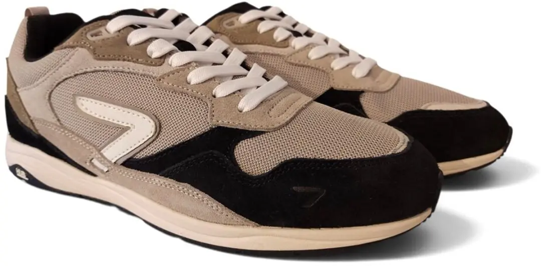 HUB Sneaker Wave Bone Offwhite Black