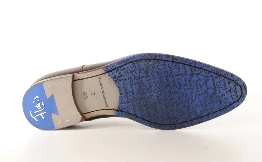 Floris van Bommel Heren Schoenen Donkerbruin - Maat 43 - afbeelding 3 van 6