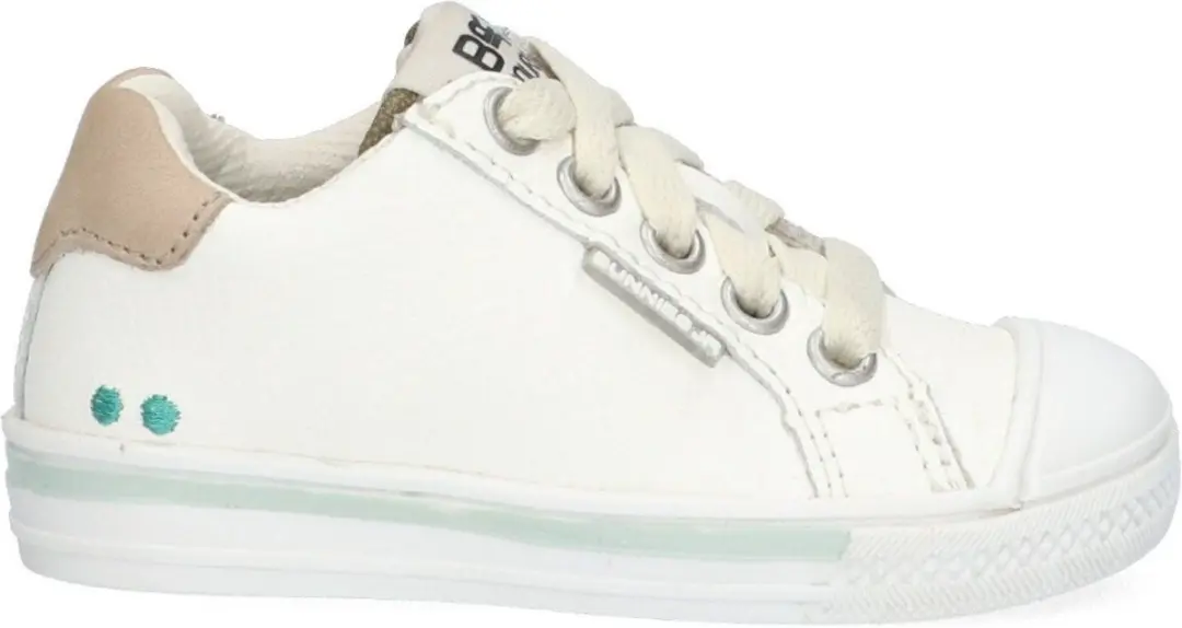 Fenn Firm Lage Sneakers Meisjes Wit Taupe