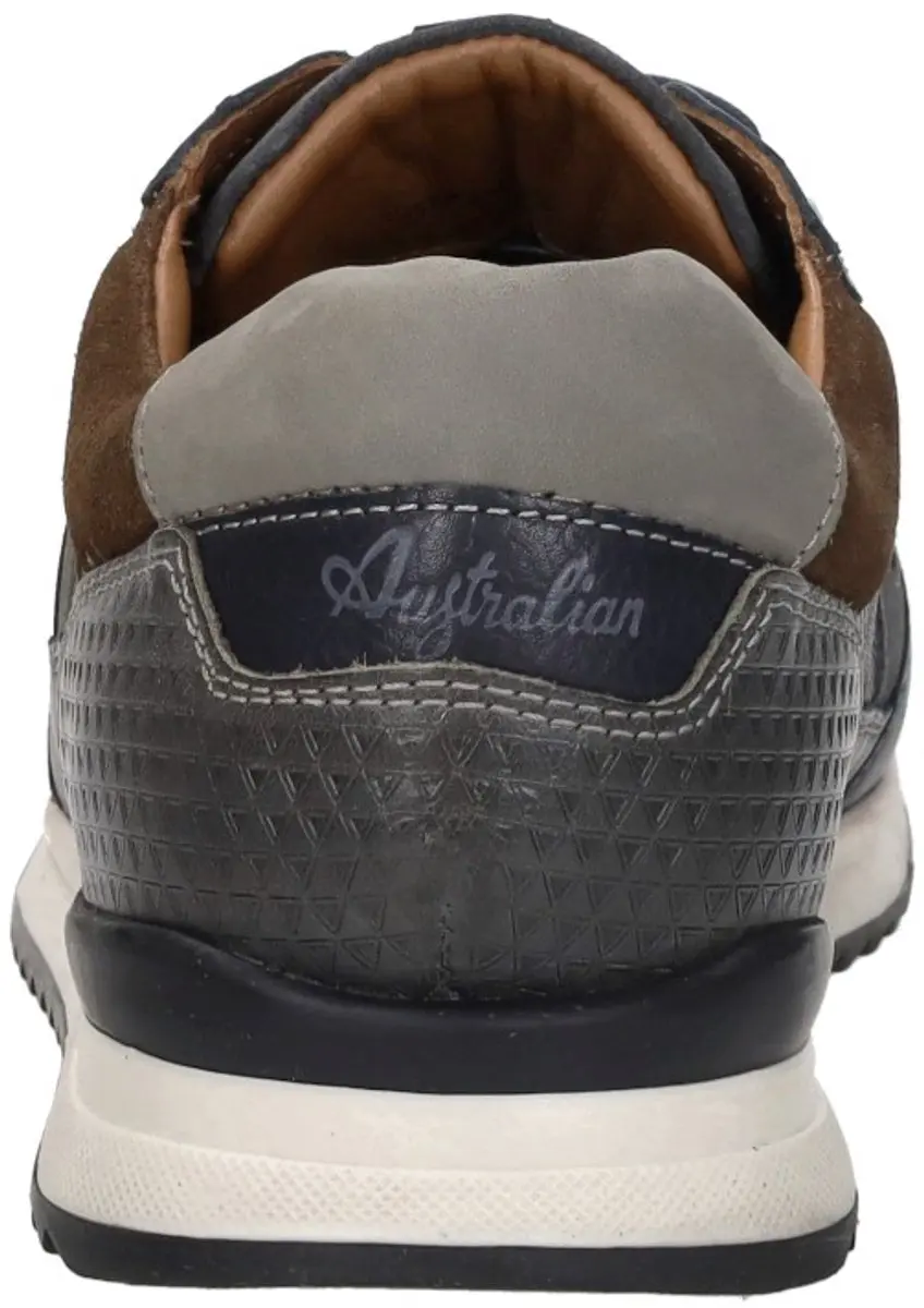 Australian Filmon Leren Sneakers Heren - Blauw - Maat 50 - afbeelding 6 van 6