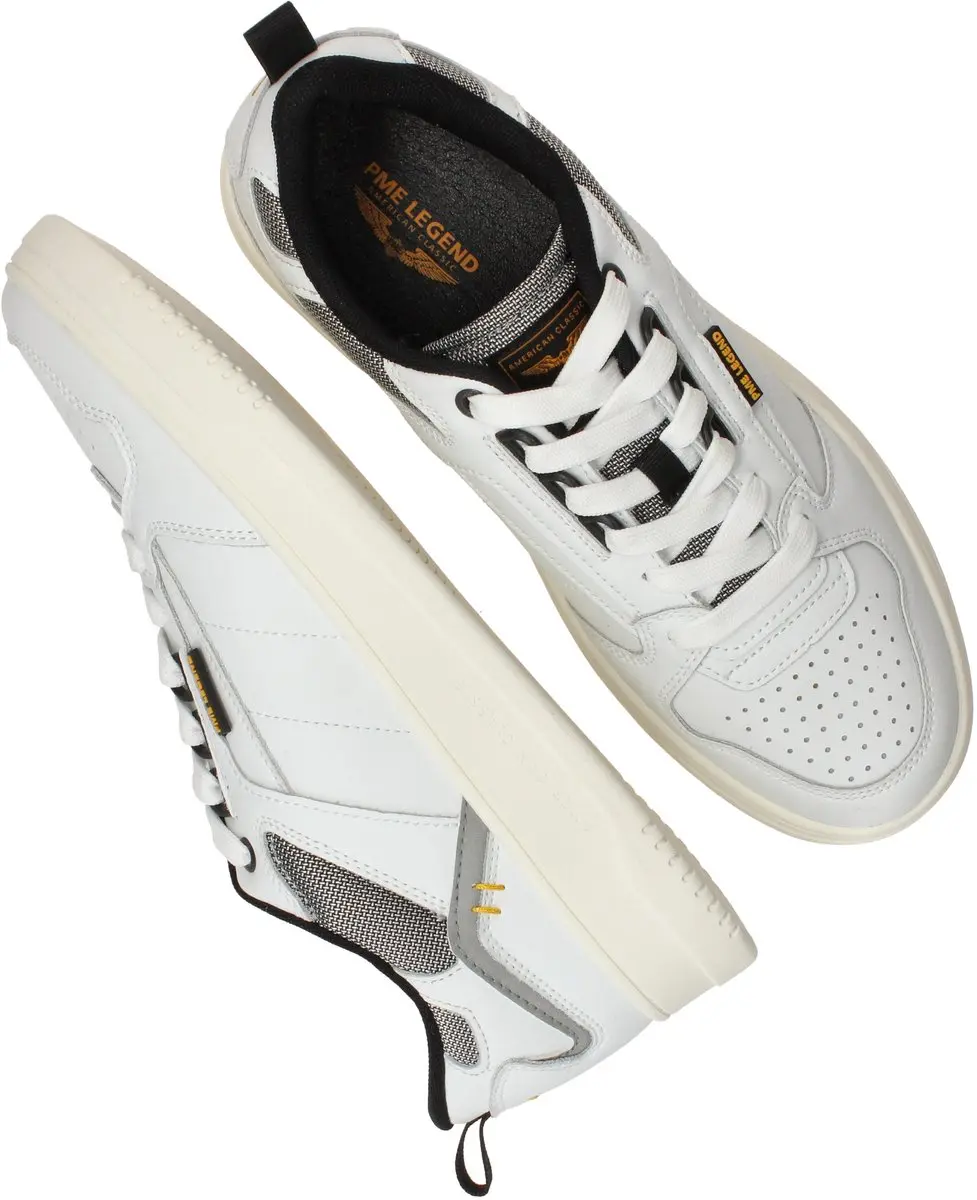 PME Legend Hinger Sneakers - Heren - Wit - Maat:44 - afbeelding 6 van 6