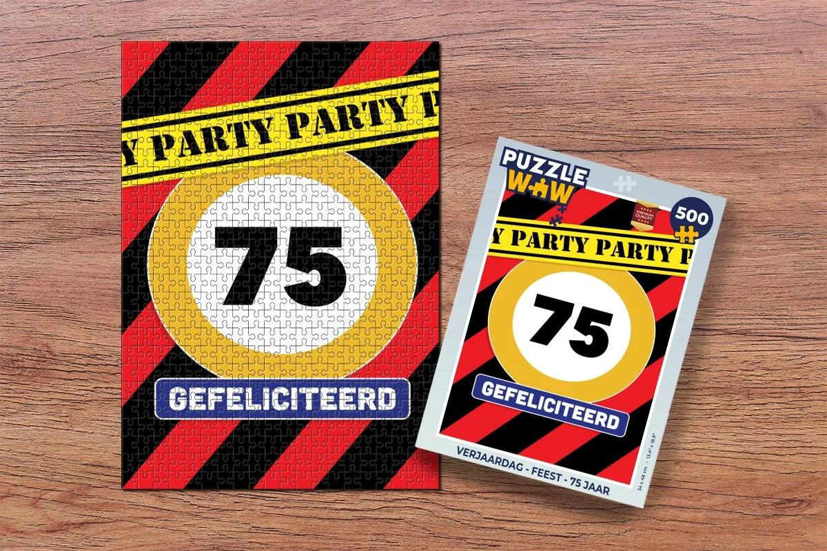 PuzzleWow Verjaardag Legpuzzel 500 Stuks - Multicolor
