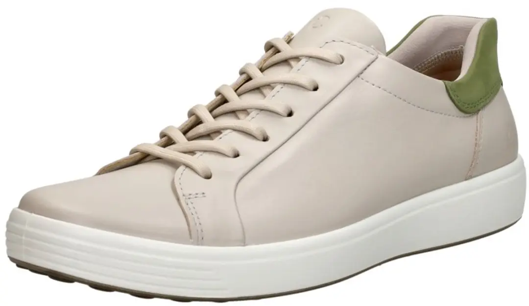 ECCO Soft 7 Slip Lace Sneakers - Gebroken wit - afbeelding 4 van 6