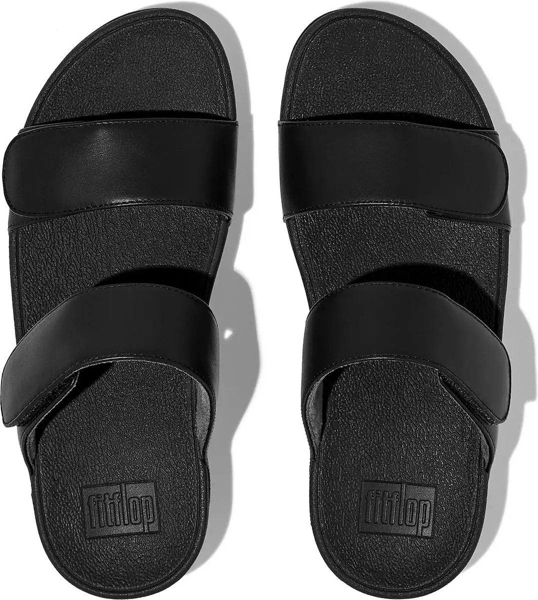 FitFlop Lulu Adjustable Leather Slides Dames Slippers