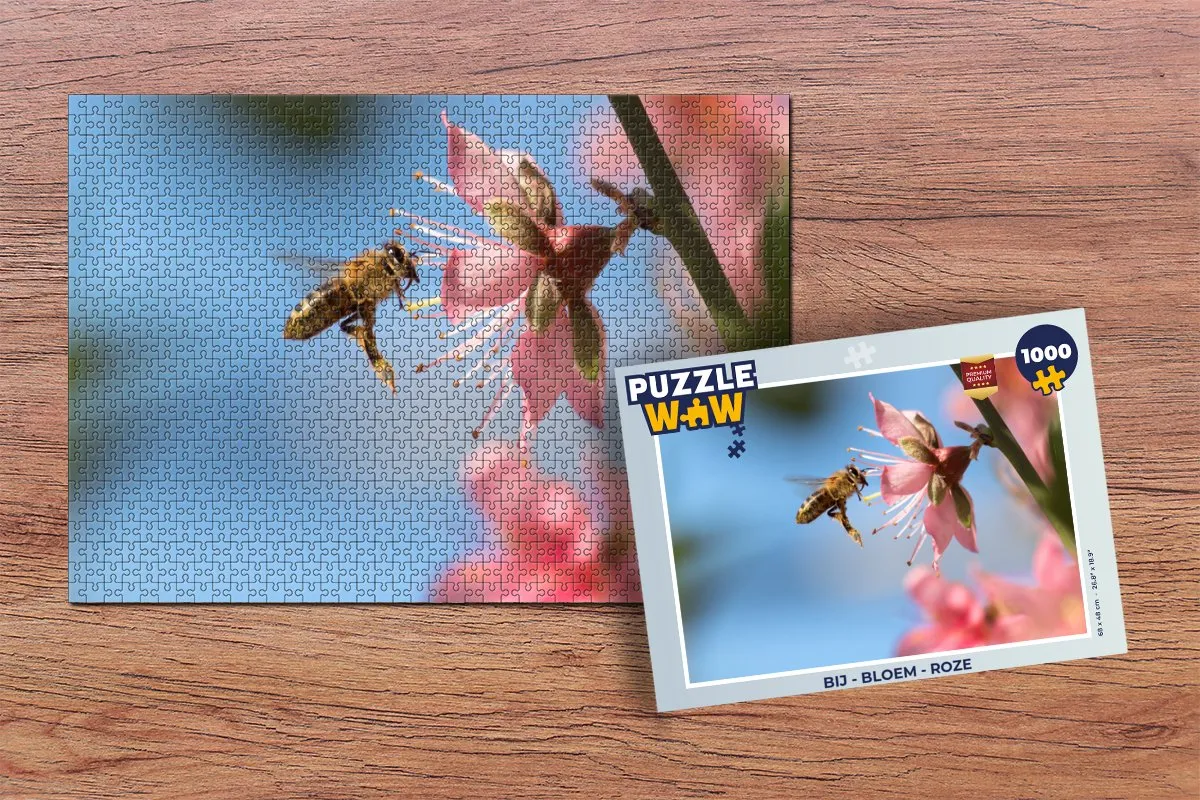 PuzzleWow Bloem Legpuzzel 1000 Stuks - Multicolor