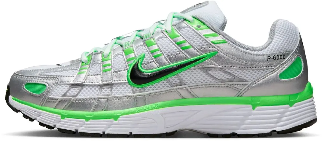 "Sneakers Nike P-6000 Special Edition ""Metallic Silver White Green"""