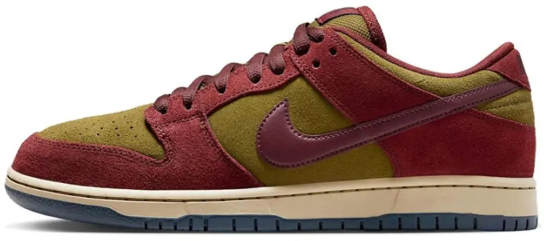 Nike SB Dunk Low Dark Team Red Olive Flak