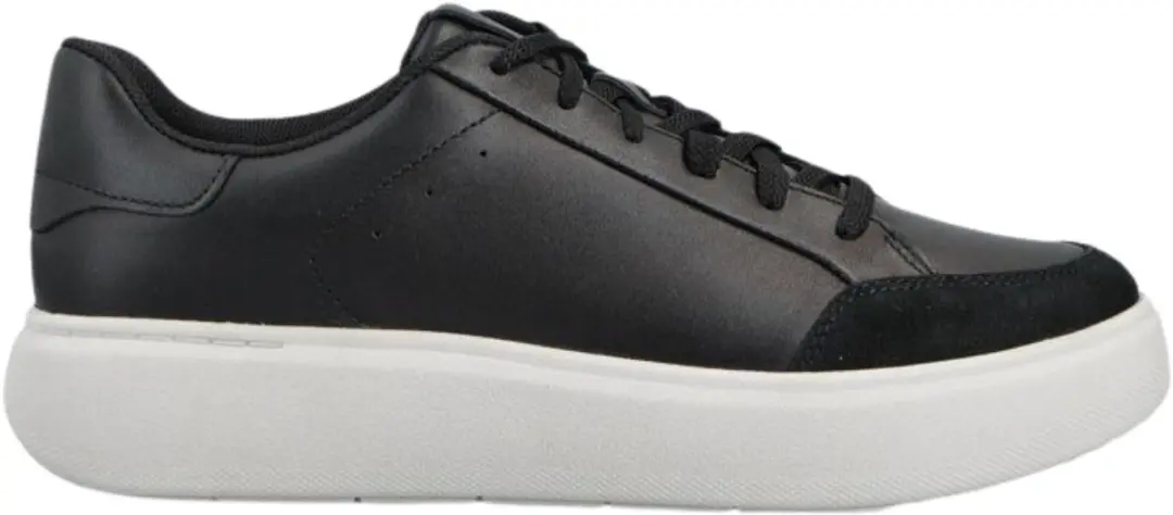 FitFlop RTG leren vetersneakers ZWART
