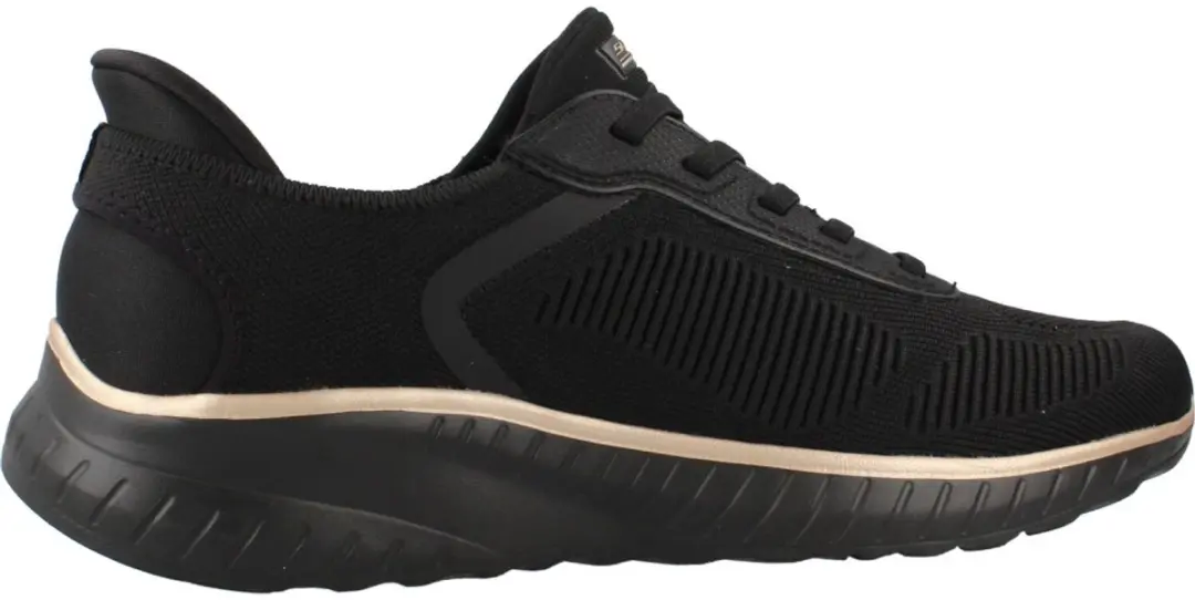 Skechers Bobs sqaud Chaos CURRENT MUSE sportschoenen voor dames Black Rose Gold