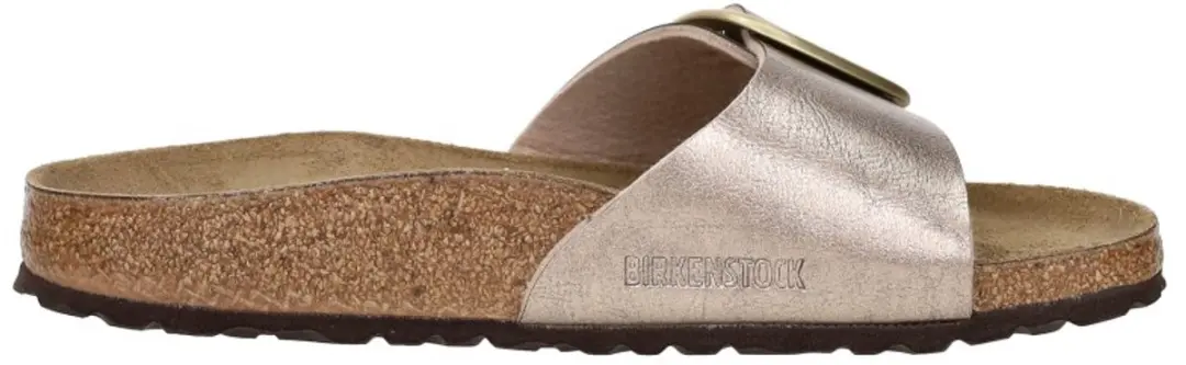 Birkenstock Madrid Big Buckle slippers taupe - Maat 38 - afbeelding 2 van 6