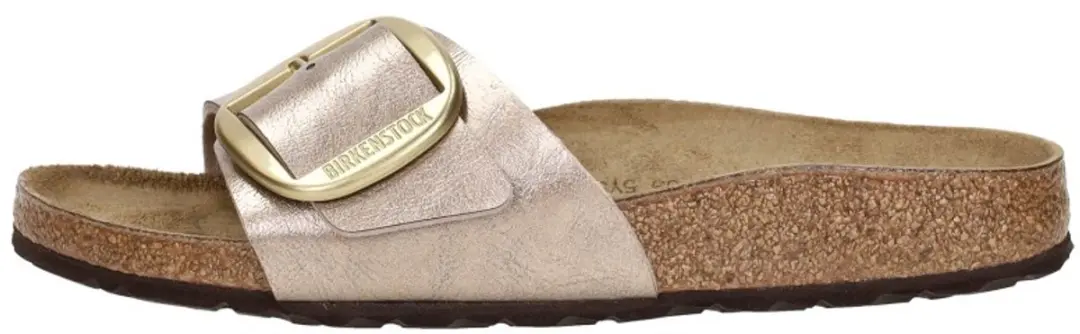 Birkenstock Madrid Big Buckle slippers taupe - Maat 38 - afbeelding 3 van 6