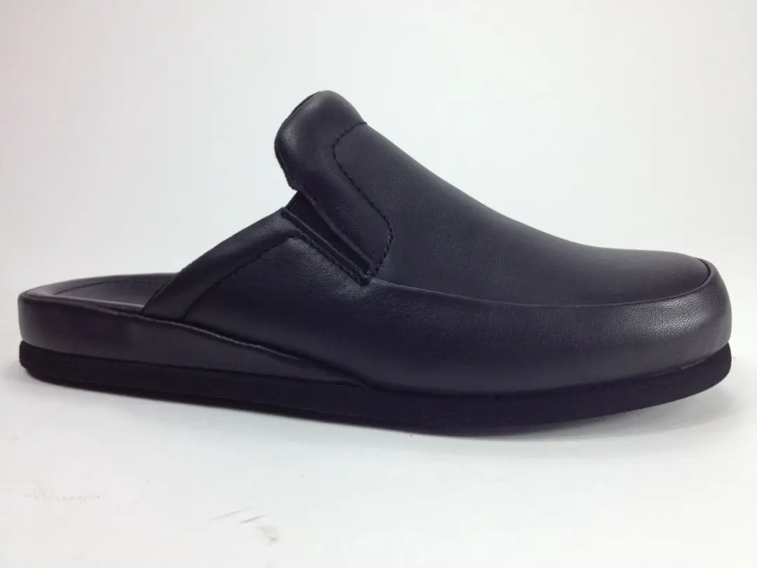 Rohde Heren Pantoffels 6607-90 - Zwart - Maat 45 - afbeelding 5 van 6