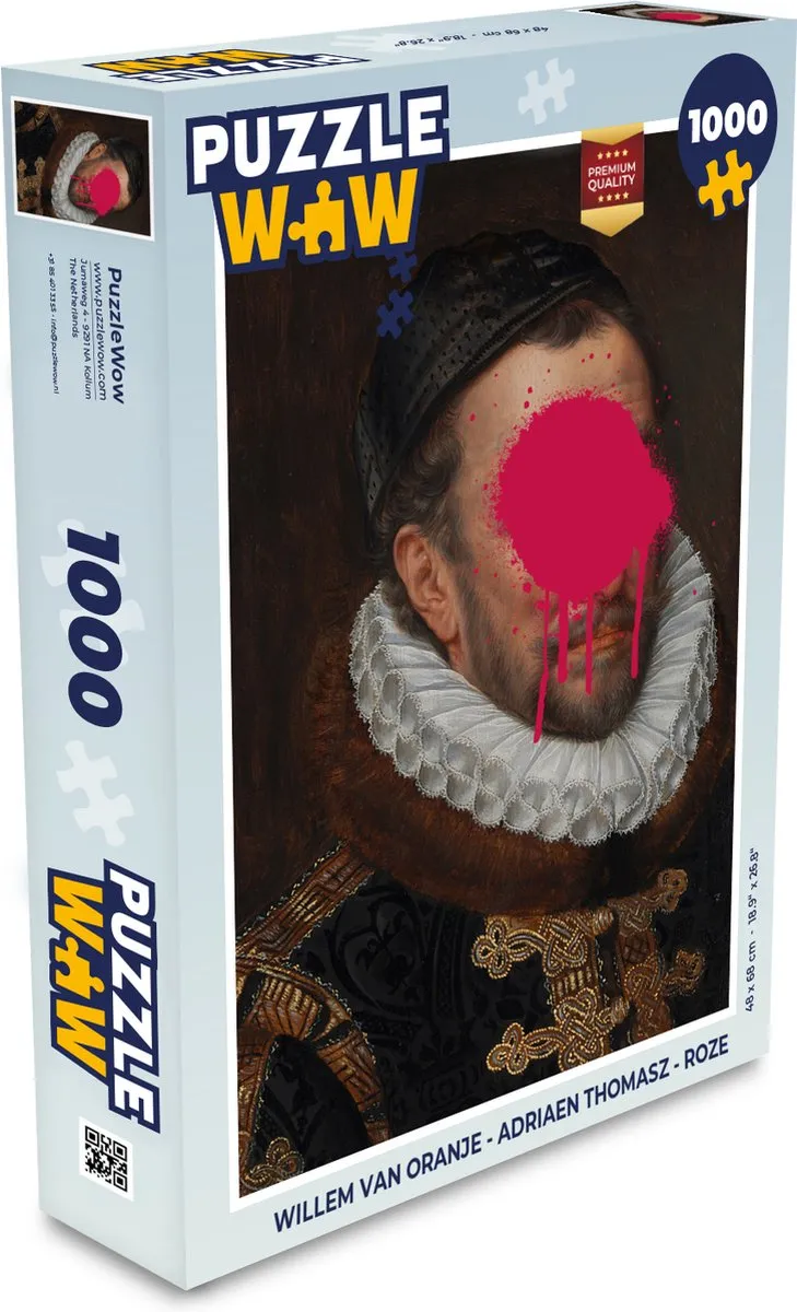 PuzzleWow Willem van Oranje Legpuzzel 1000 Stuks