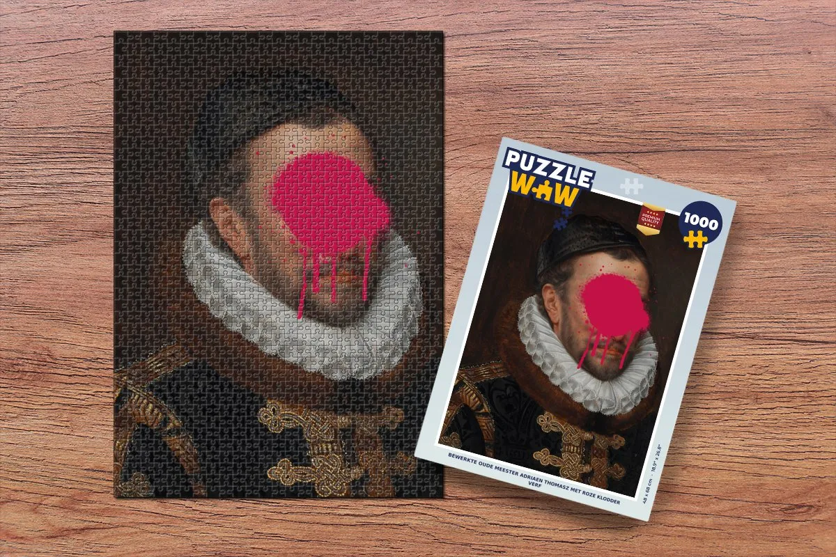 PuzzleWow Willem van Oranje Legpuzzel 1000 Stuks - Multicolor