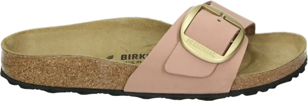 Birkenstock MADRID BIG BUCKLE NUBUK ROSE