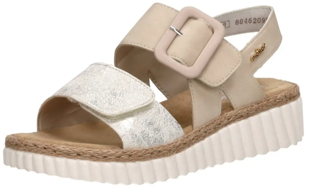 Rieker Sandalen beige Synthetisch - Dames - Maat 38 - afbeelding 4 van 6