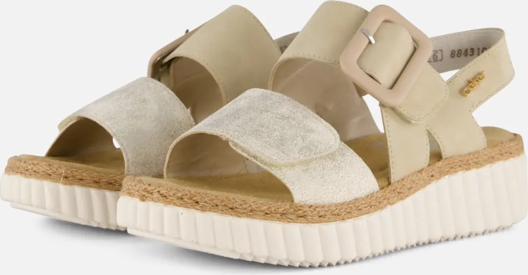 Rieker Sandalen beige Synthetisch