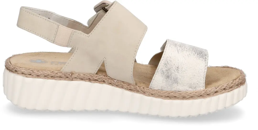 Rieker Sandalen beige Synthetisch - Dames - Maat 38 - afbeelding 2 van 6