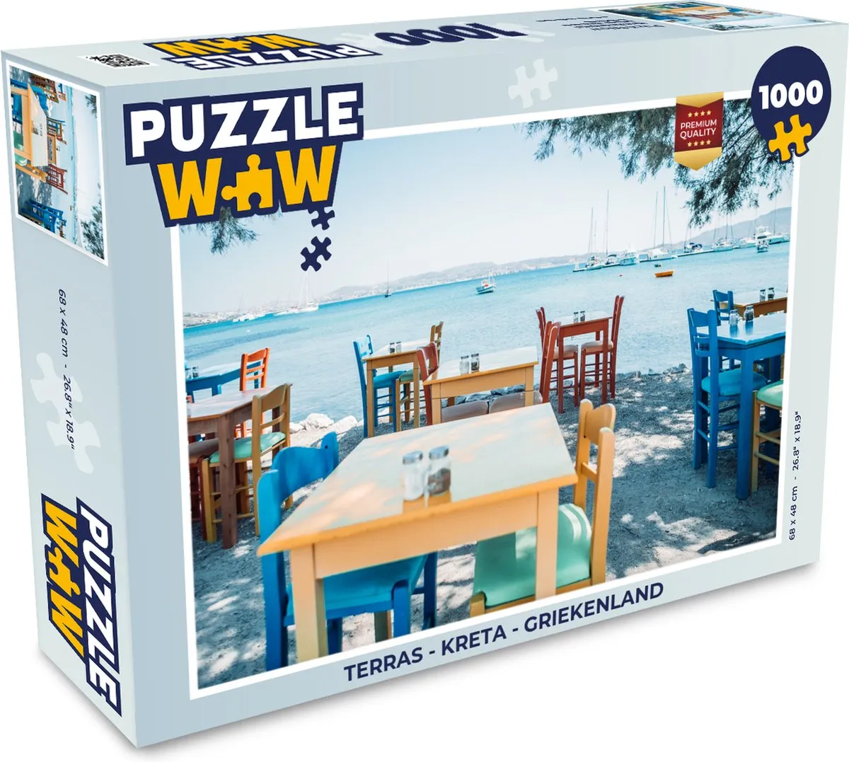 PuzzleWow Kreta Griekenland Puzzel 1000 Stuks