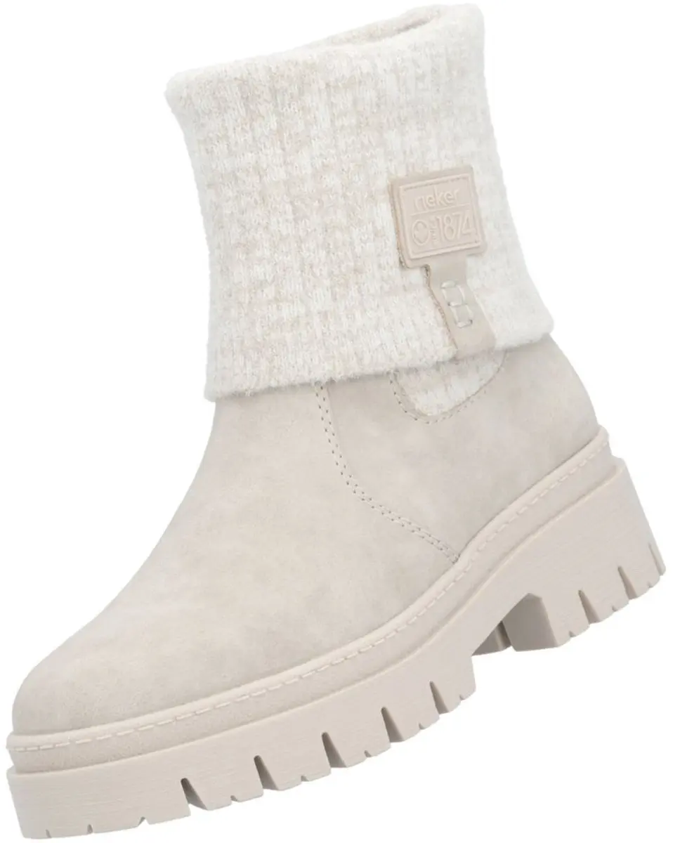 Rieker dameslaarzen, gevoerd, beige, Z9450-60