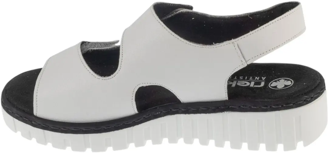 Rieker V1382-80 Sandalen - Wit - afbeelding 2 van 5