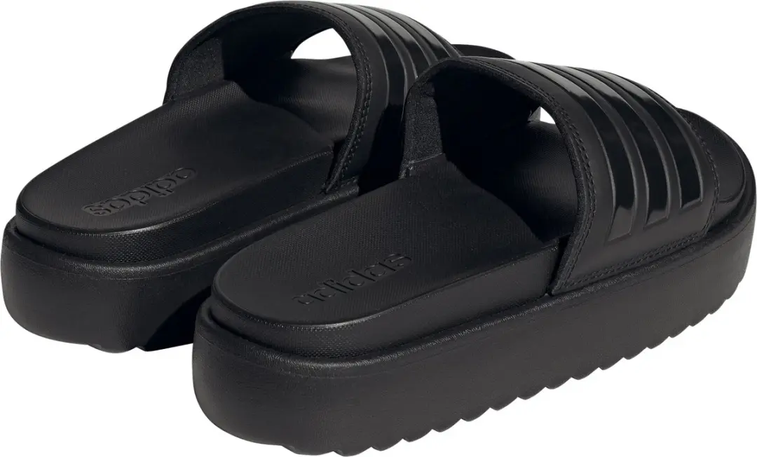 adidas Adilette Platform Badslippers HQ6179 - Zwart - afbeelding 3 van 6