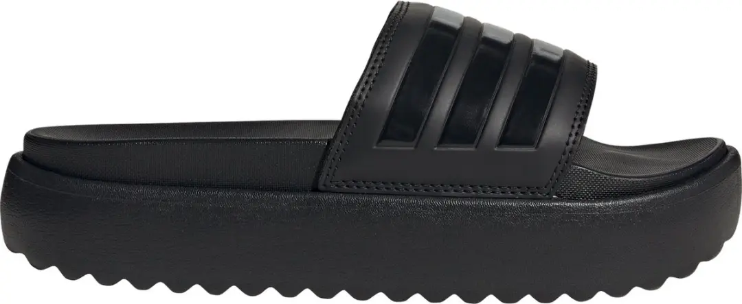 adidas Adilette Platform Badslippers HQ6179 - Zwart - afbeelding 6 van 6