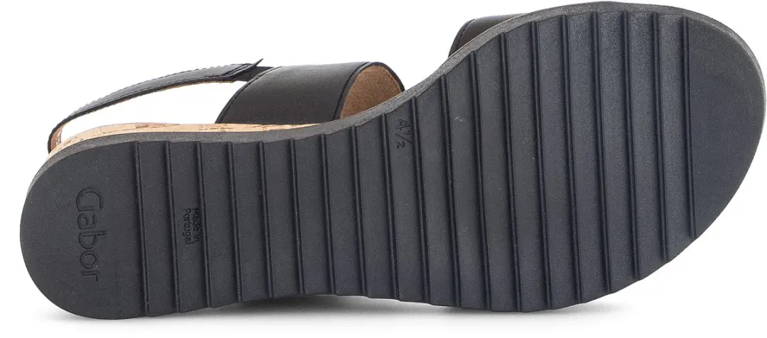 Gabor Dames Sandalen 38.5 - Zwart - afbeelding 4 van 6