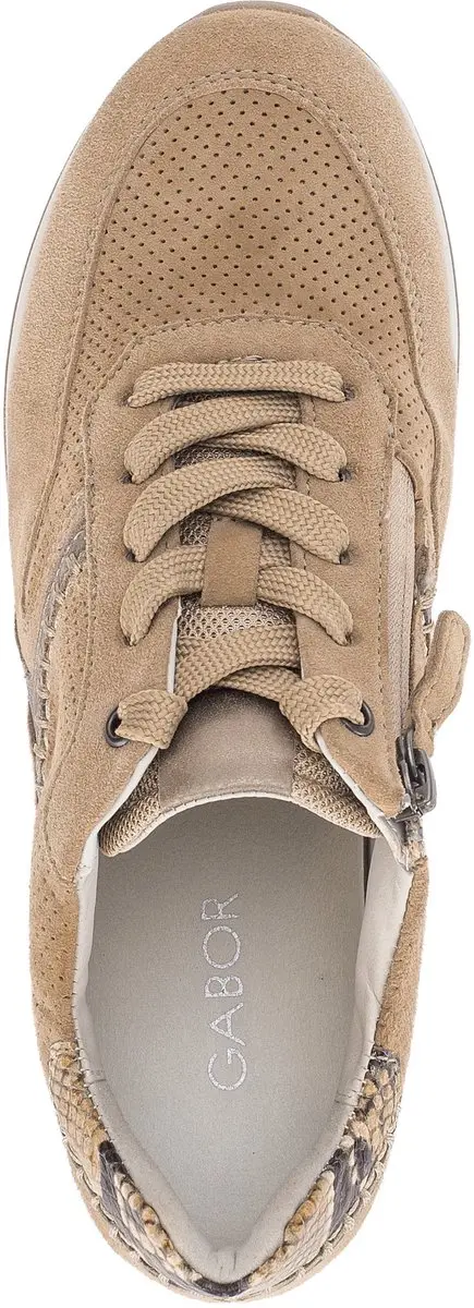 Gabor Dames Sneakers 86.336.34 - Beige - afbeelding 4 van 6