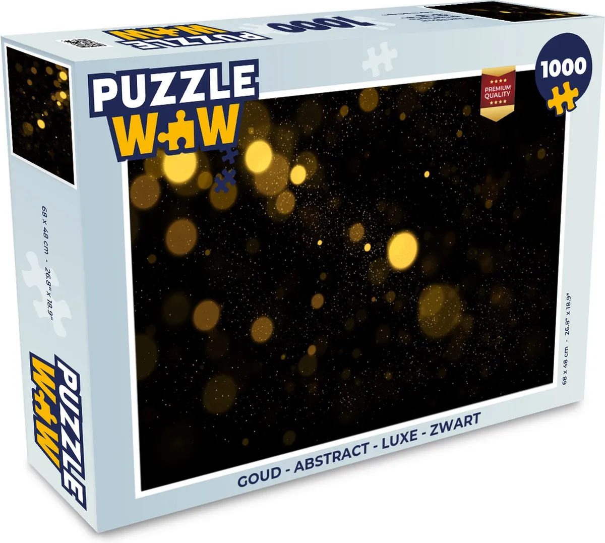 PuzzleWow Abstract Puzzel 1000 Stuks - Multicolor