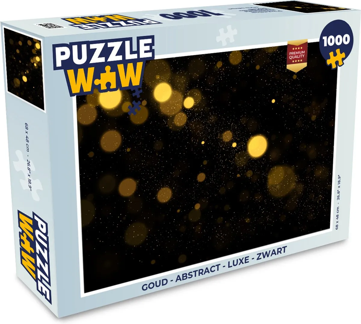 PuzzleWow Abstract Puzzel 1000 Stuks - Multicolor