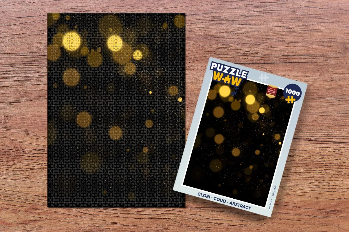 PuzzleWow Abstract Puzzel 1000 Stuks - Multicolor