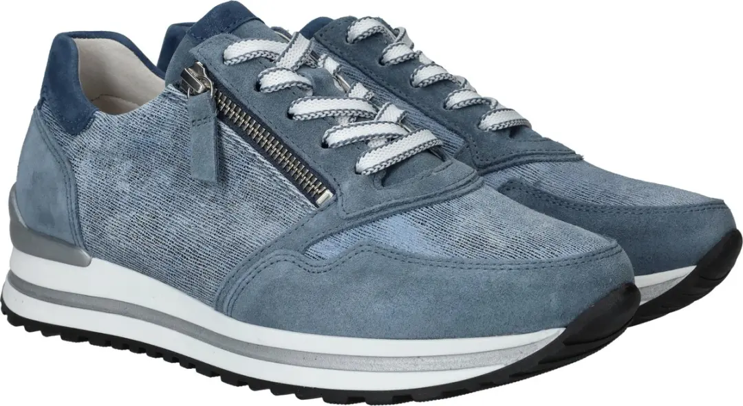 Gabor Sneakers 107530 - Blauw Suede - Dames