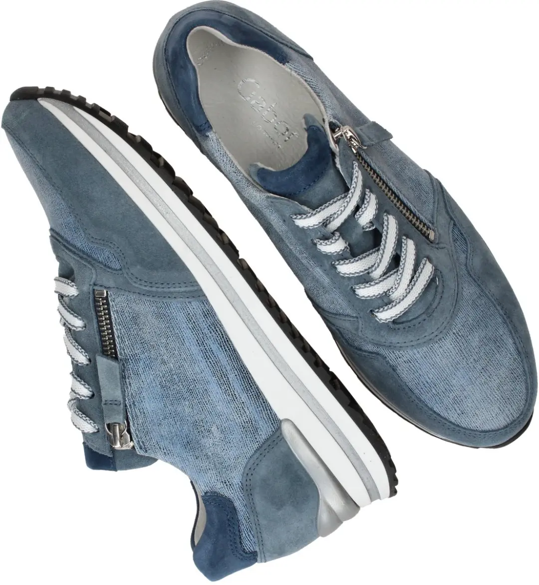 Gabor Sneakers 107530 - Blauw Suede - Dames