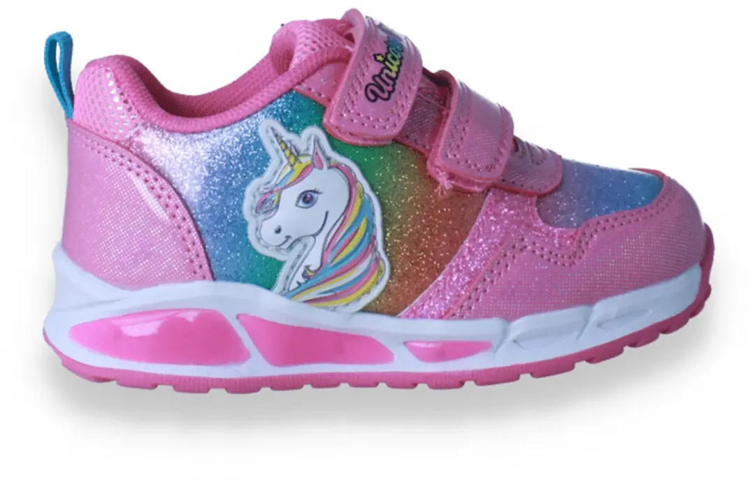 Unicorn Meisjes Sneaker Met Lichtjes
