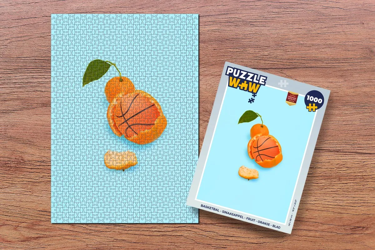 PuzzleWow Basketbal Puzzel 1000 Stuks - Multicolor