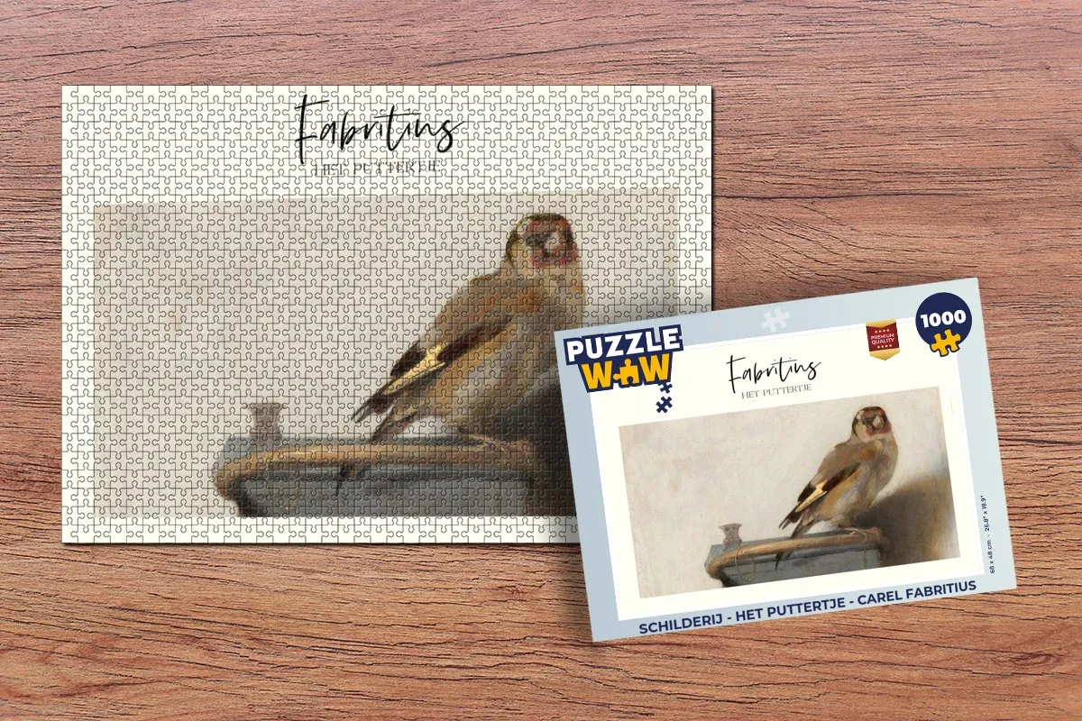 PuzzleWow Het Puttertje Legpuzzel 1000 Stuks - Multicolor