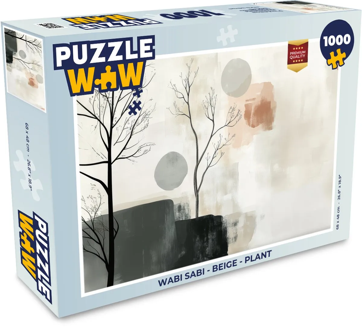 PuzzleWow Wabi Sabi Legpuzzel 1000 Stuks