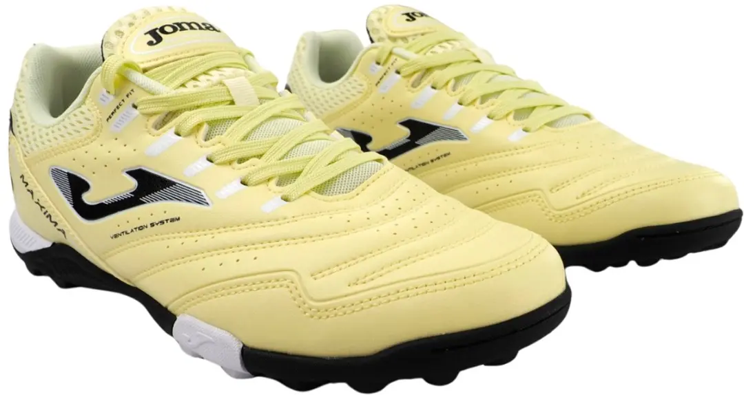 Joma Maxima Turf Voetbalschoenen Geel - Maat 45 - afbeelding 5 van 6