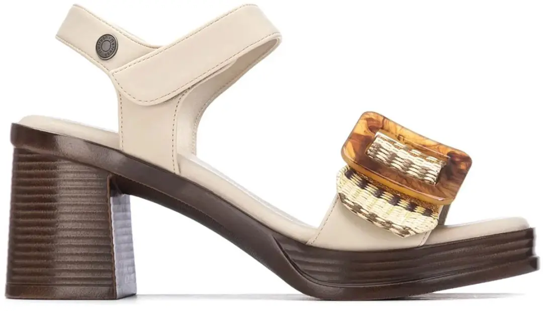 Refresh 175027 Hakken Sandalen Beige EU 38 Vrouw