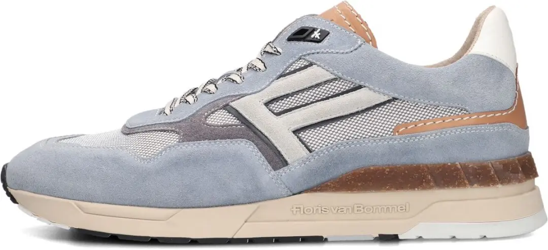 Floris van Bommel De Runner Sfm-10153 Sneakers - Blauw - Maat 41⅓ - afbeelding 2 van 6