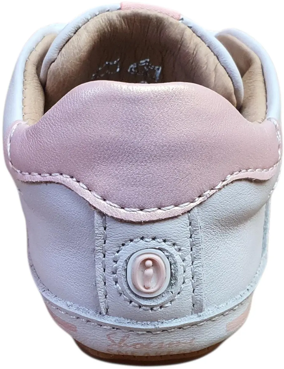 Shoesme BABY-PROOF Veterschoenen 19 - Wit-Roze Glitter - afbeelding 6 van 6