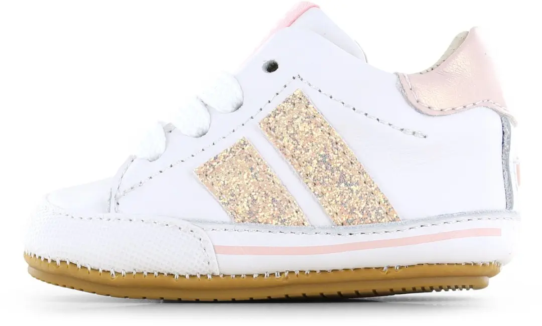 Shoesme Wit-Roze BABY-PROOF® Schoentje