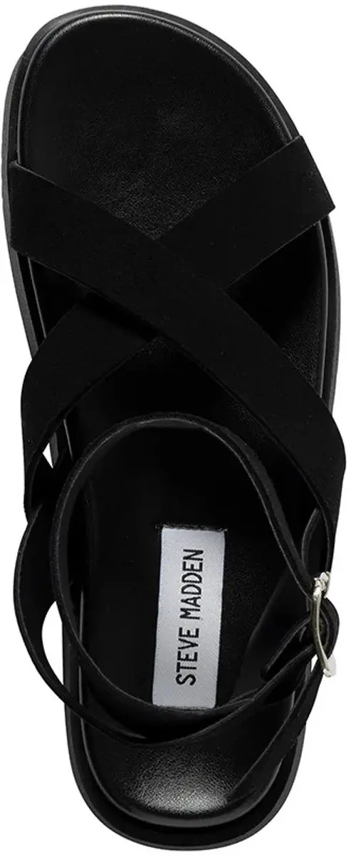 Steve Madden Mybestie-E Damessandalen - 40 - Zwart suède