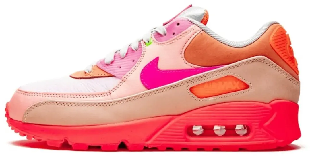 Wmns Nike Air Max 90 (Bright Crimson)