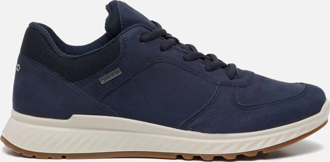 Ecco Exostride W sneakers blauw Leer