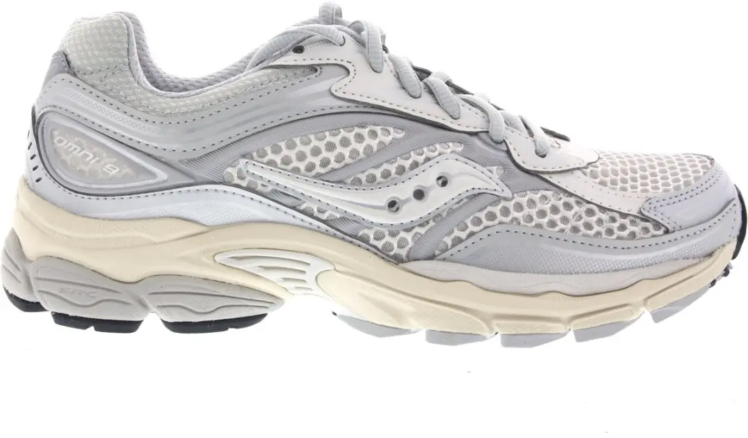 Dames Sneakers Saucony Saucony Progrid Omni 9 Quartz/eggshel Zilver